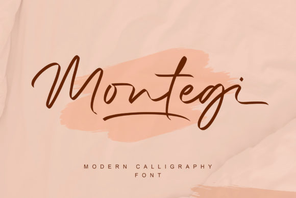 Montegi Font Poster 1