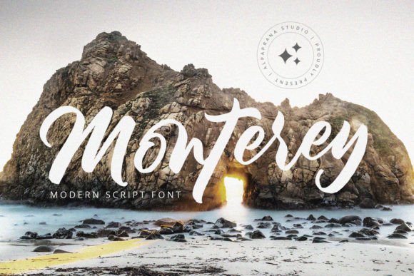 Monterey Font Poster 1