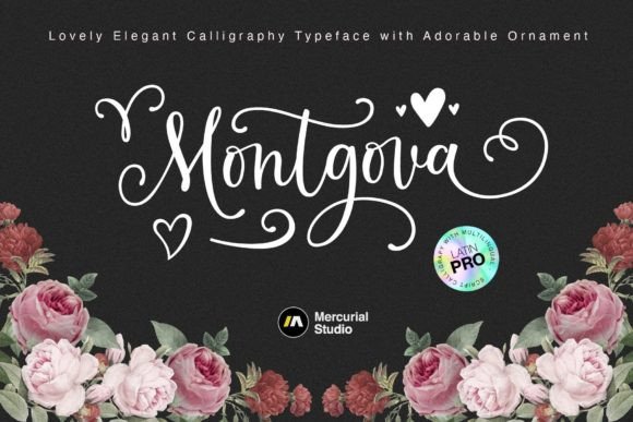 Montgova Font Poster 1