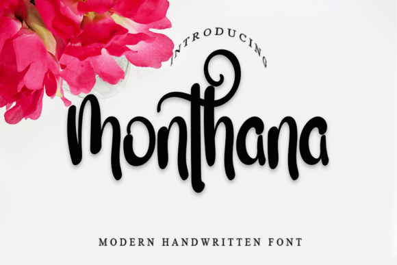 Monthana Font Poster 1