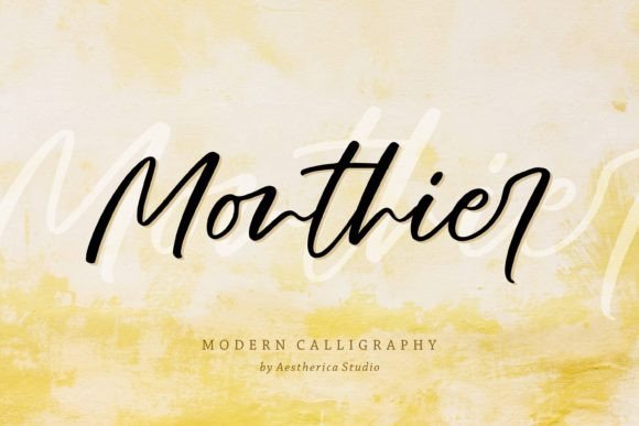 Monthier Font Poster 1