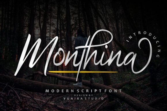 Monthina Font Poster 1