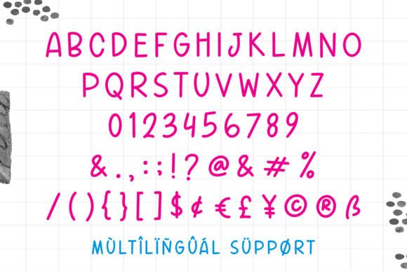 Monthly Schedule Font Poster 7