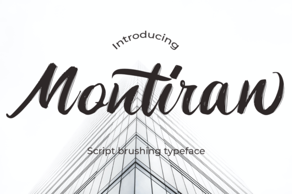 Montiran Font Poster 1