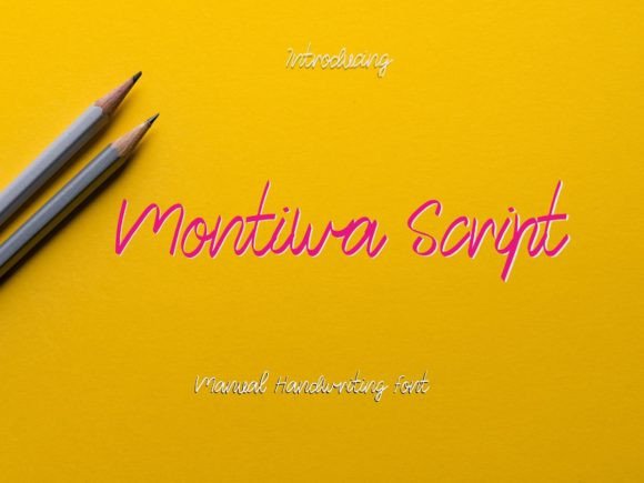 Montiwa Font Poster 1