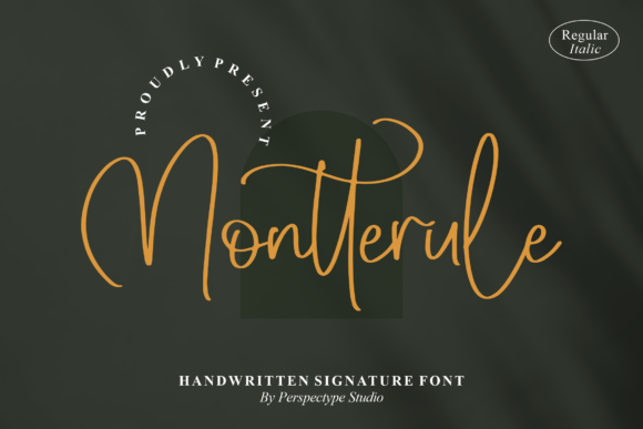 Montterule Font Poster 1