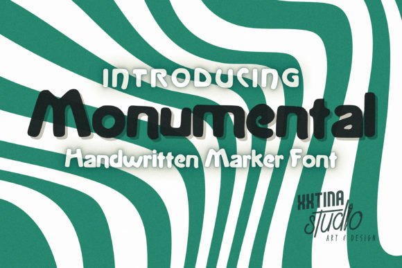 Monumental Font Poster 1