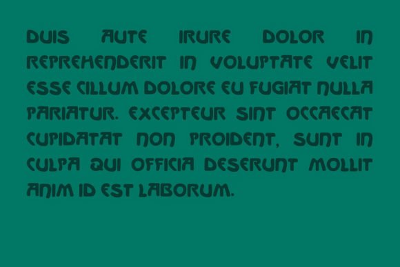 Monumental Font Poster 4