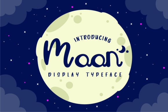 Moon Font Poster 1