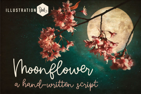 Moonflower Font Poster 1