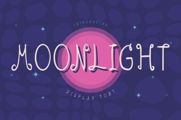 Moonlight Font Poster 1