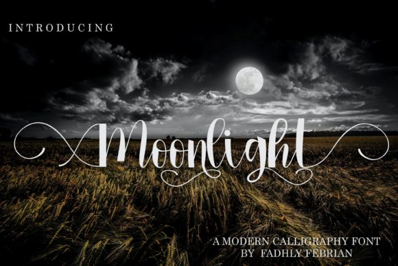 Moonlight Font Poster 1