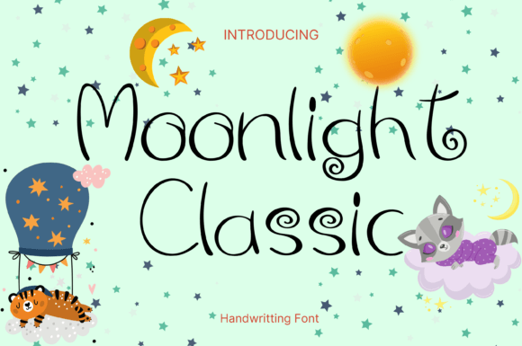 Moonlight Classic Font Poster 1
