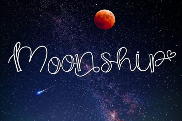 Moonship Font Poster 1