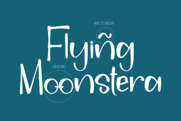 Moonstera Font Poster 12