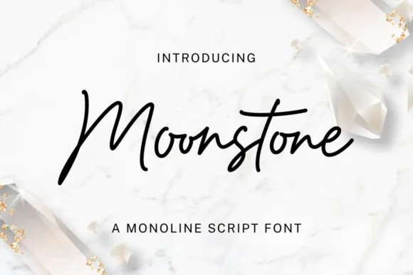 Moonstone Font Moonstone Font Poster 1