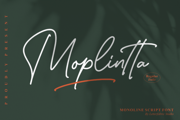 Moplintta Font Poster 1