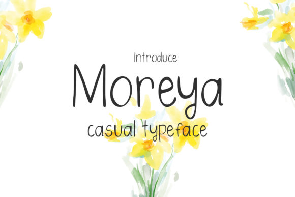 Moreya Font Poster 1