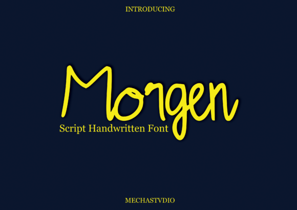 Morgen Font Poster 1