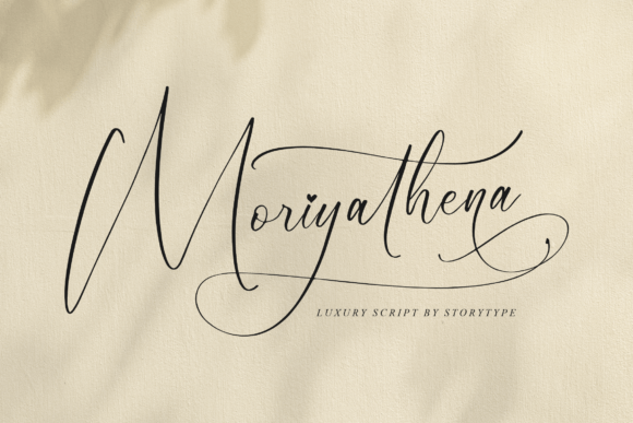 Moriyathena Font Poster 1