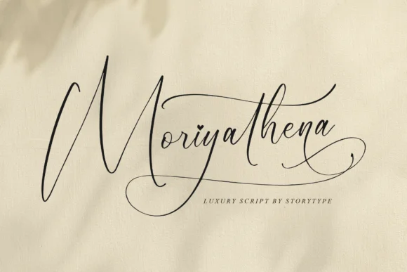 Moriyathena Font Poster 1