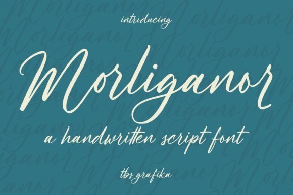 Morliganor Font Poster 1