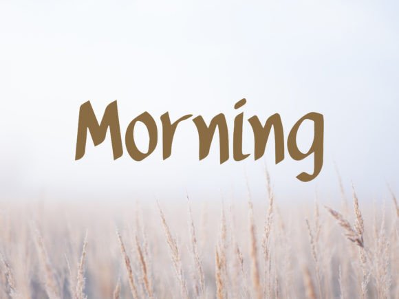 Morning Font