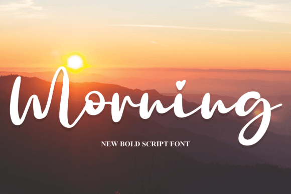 Morning Font Poster 1