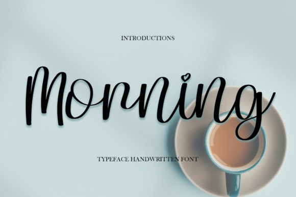 Morning Font Poster 1