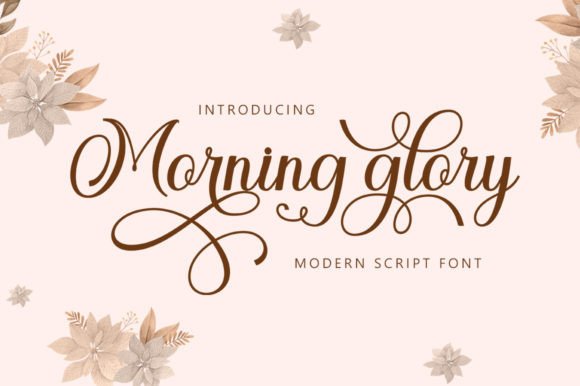 Morning Glory Font Poster 1