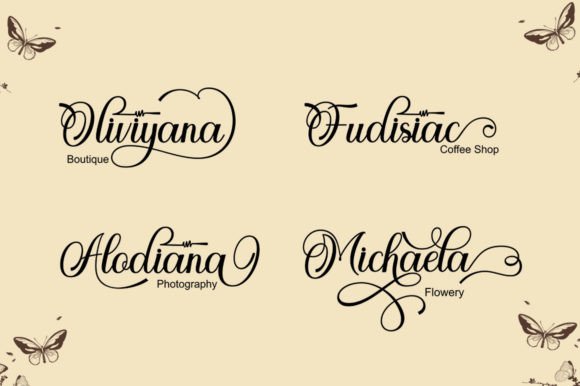 Morning Glory Font Poster 3