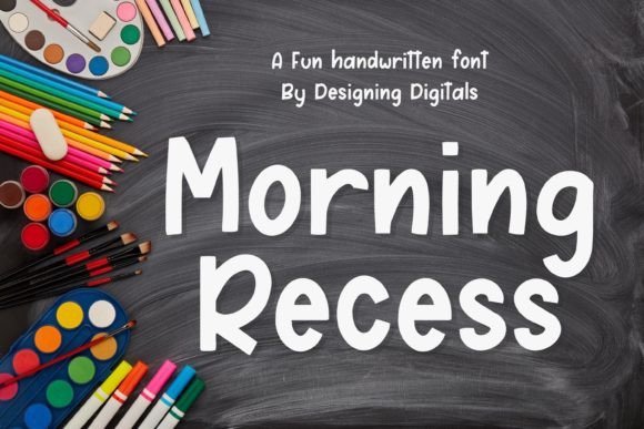 Morning Recess Font Poster 1