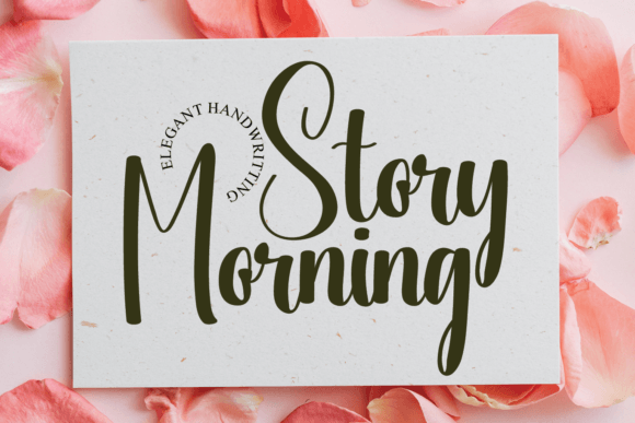 Morning Story Font Poster 1
