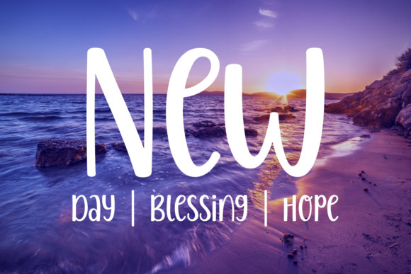 Morning Sunkist Font Poster 2