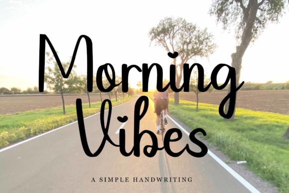 Morning Vibes Font Poster 1