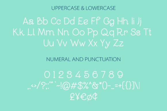 Morningdale Font Poster 2
