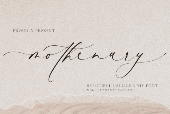 Mothenary Font Poster 1