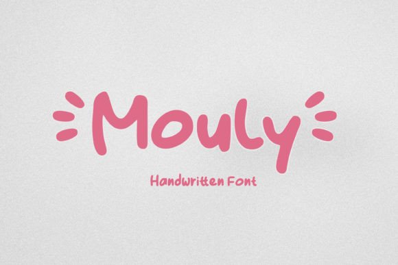 Mouly Font Poster 1