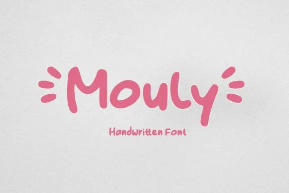 Mouly Font Poster 1