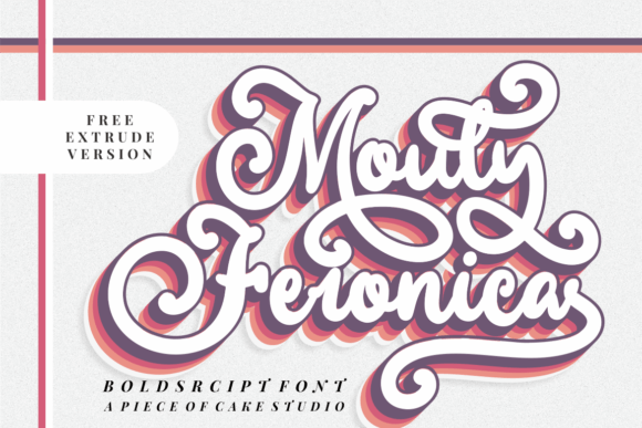 Mouly Feronica Font Mouly Feronica Font Poster 1