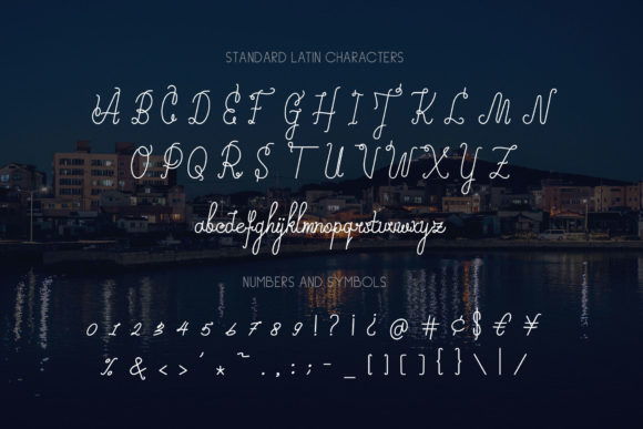 Mountain Font Poster 7