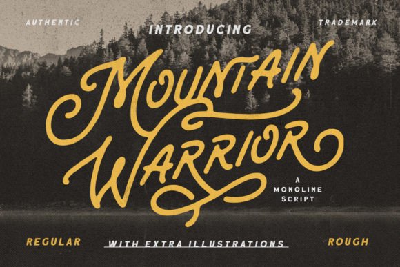 Mountain Warrior Font Poster 1