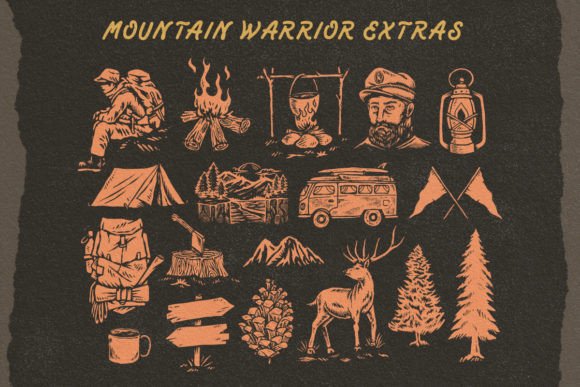 Mountain Warrior Font Poster 6