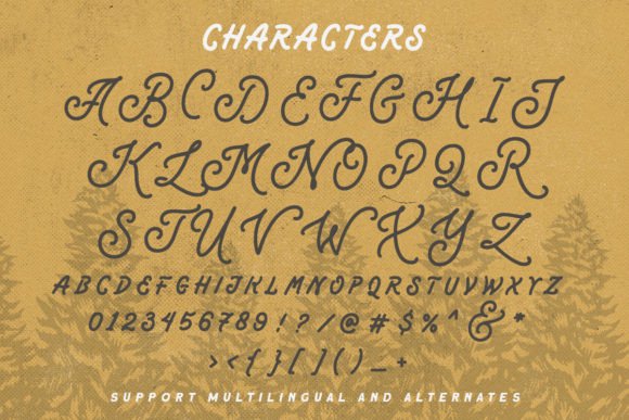 Mountain Warrior Font Poster 7