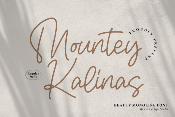 Mountey Kalinas Font Poster 1