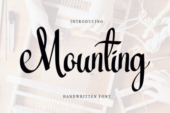 Mounting Font Poster 1