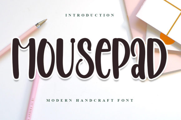 Mousepad Font Poster 1