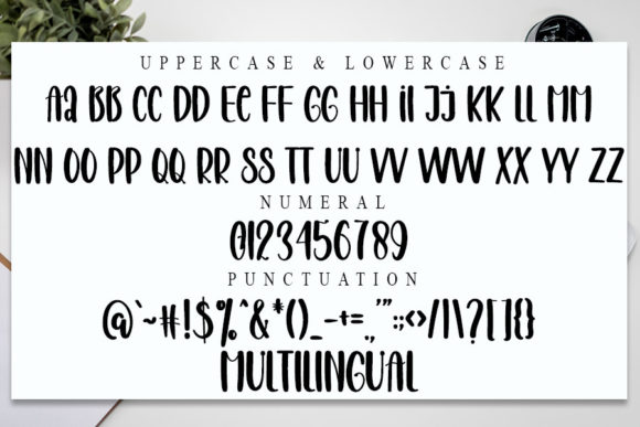 Mousepad Font Poster 3