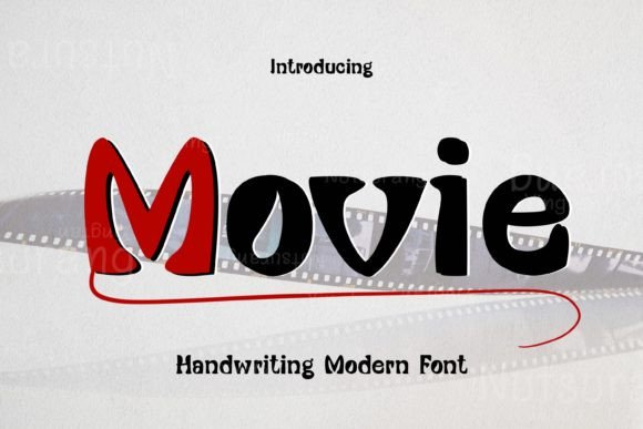 Movie Font Poster 1