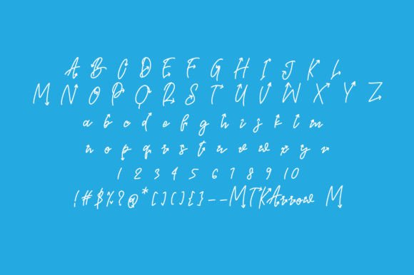 Mtk Arrowm Font Poster 3